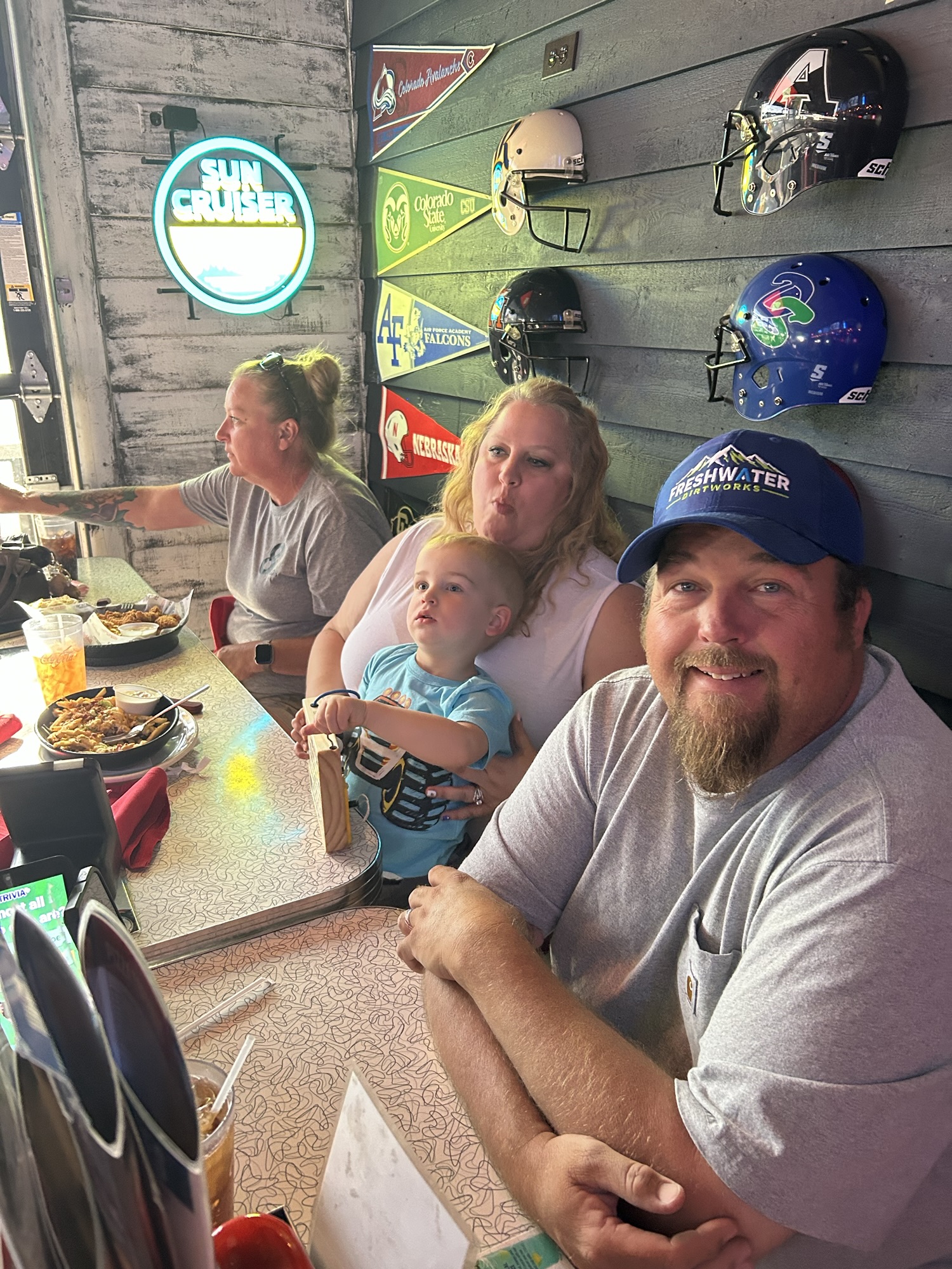 Clarke family dinner